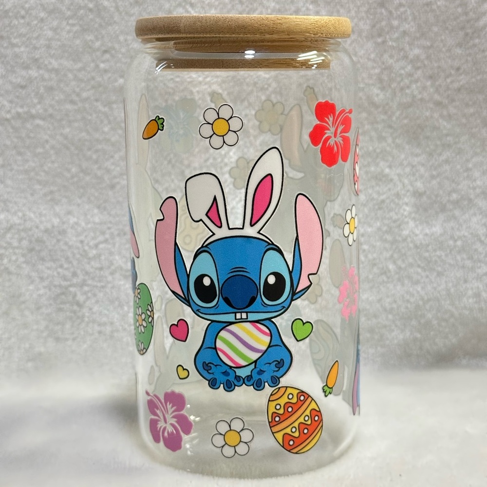 Stitch Easter Glass Cupp